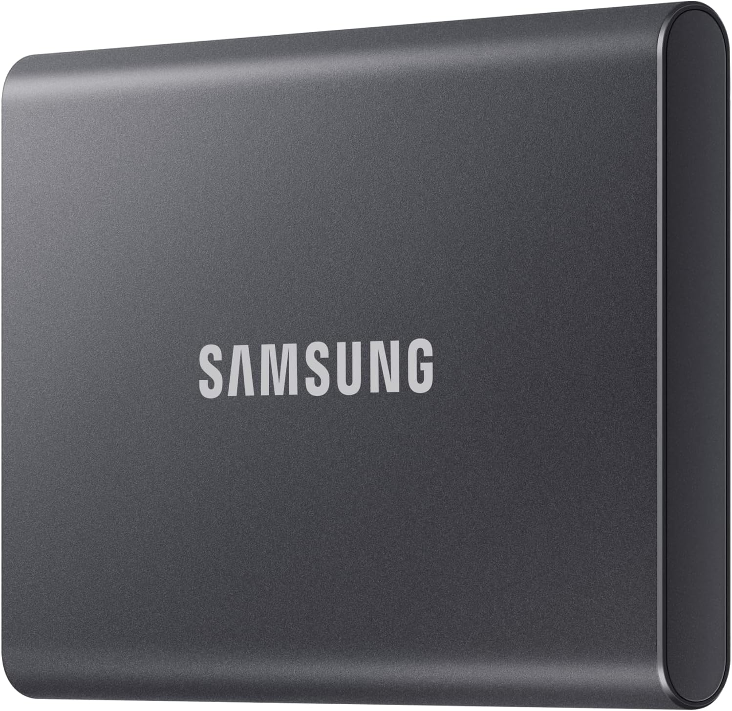 Samsung - SSD externe T7 2To gris titane 1050Mo sécurisation par mot de passe